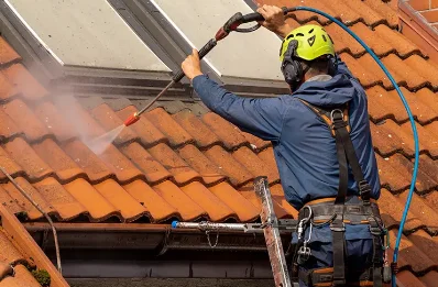 Démoussage et hydrofuge de toiture à Caixon